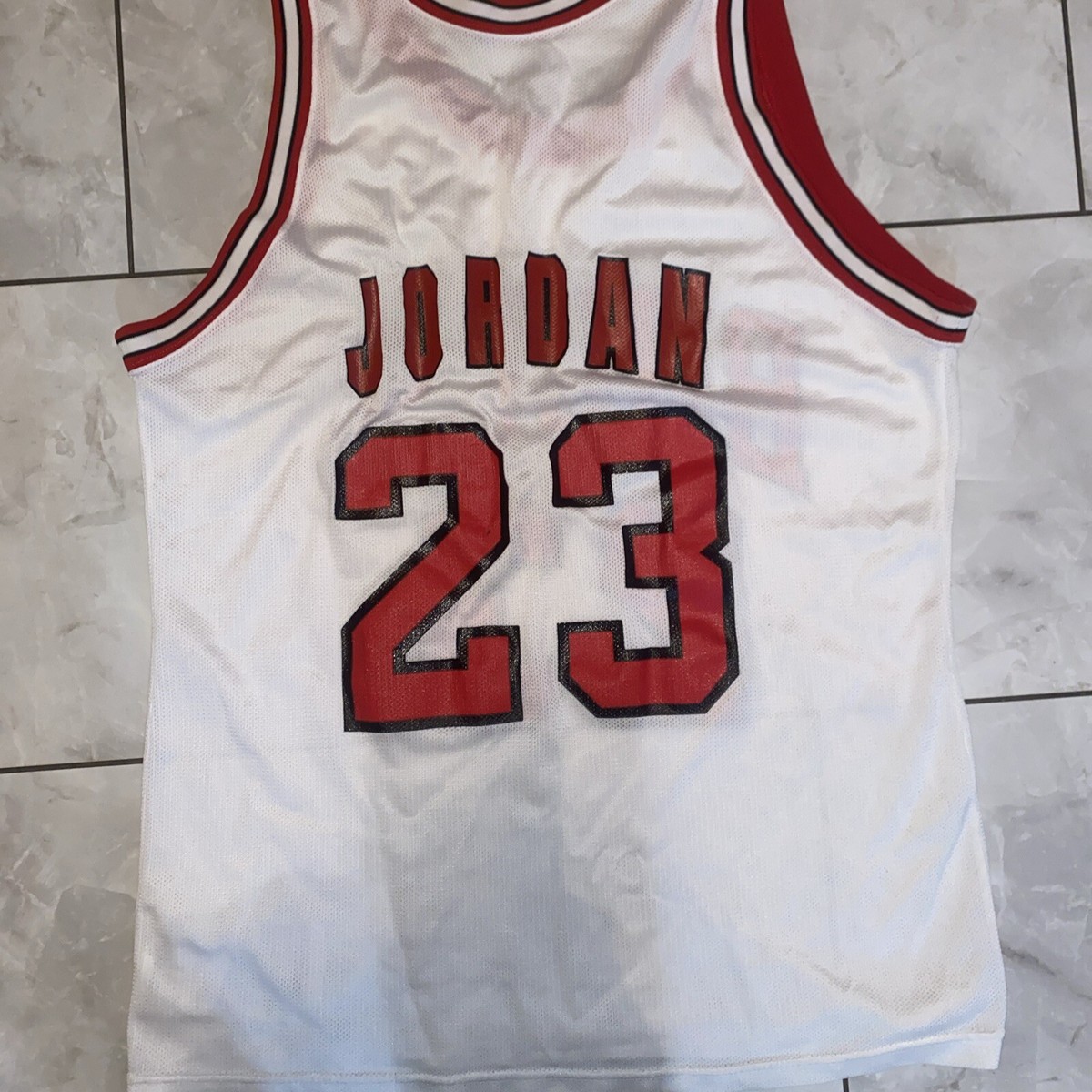 Michael Jordan Champion Jersey Size 44 Chicago Bulls #23