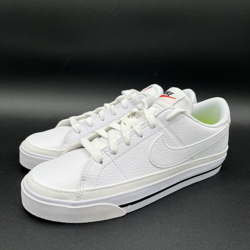 Nike Wmns Court Legacy NN White Black Women Casual Low Top Sneakers DH3161-101 - Picture 6 of 7