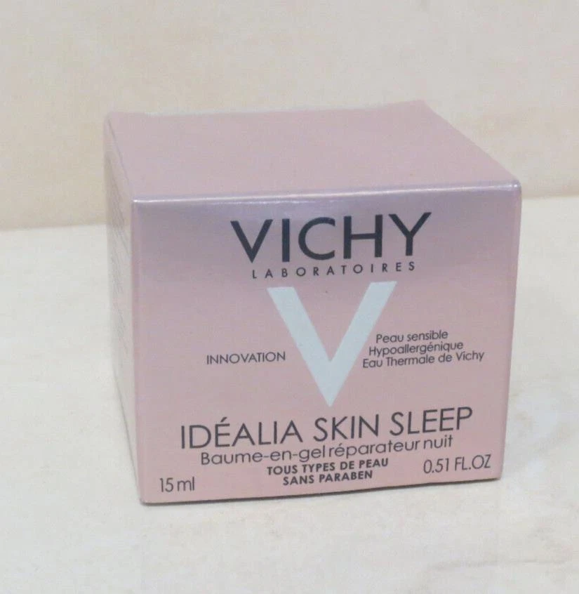 VICHY IDEALIA SKIN SLEEP RECOVERY NIGHT GEL-BALM 0.51 OZ LOT OF 10 - Image 4 of 4