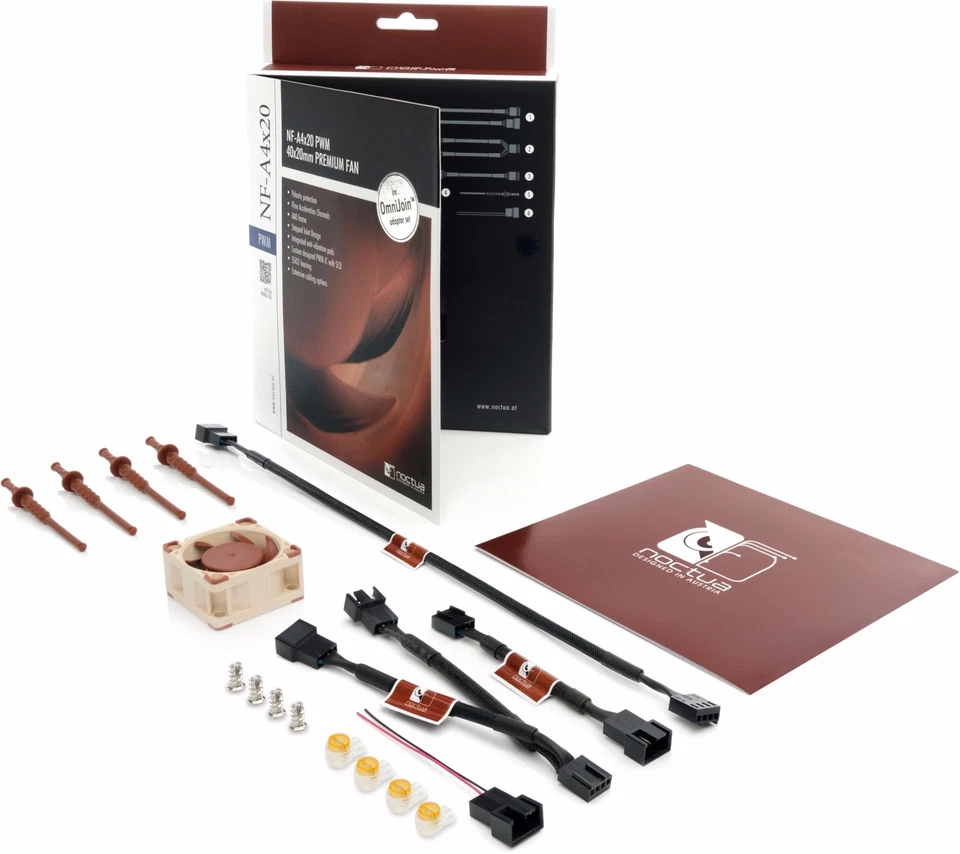 2 x Pack Noctua NF-A4x20 PWM 40mm x 20mm Low Noise 5000 RPM Premium PC Case Fans - Image 3 of 4