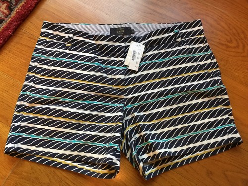 J. CREW Chino Shorts Navy Blue 