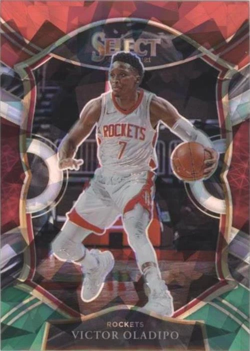 Red White Green Cracked Ice Prizm