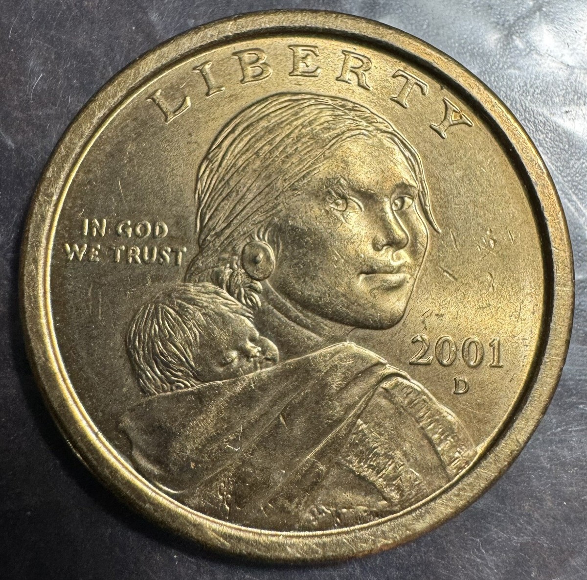 2001 D Sacagawea Gold Dollar $1 Coin “Errors” Left Eye | eBay