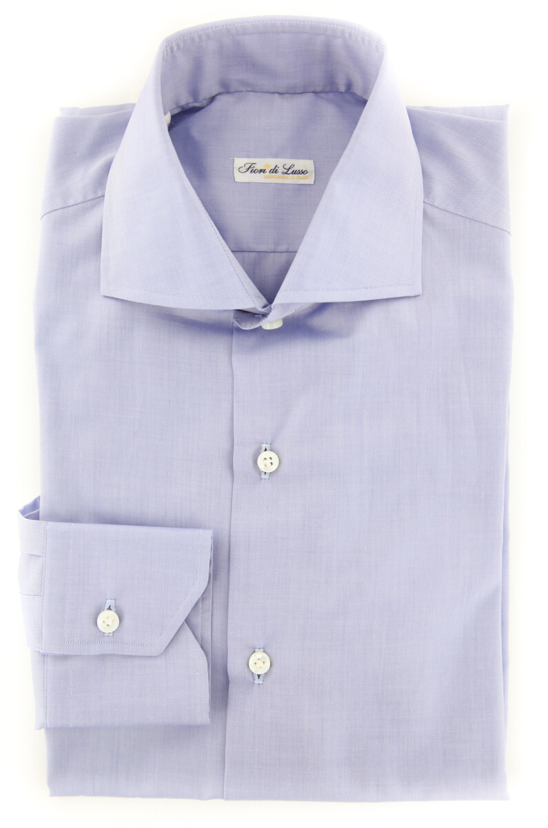 Fiori Di Lusso Light bluee Melange Shirt - Slim - (FL3763813EDOT) Fiori Di Lusso Light bluee Melange Shirt - Slim - (FL3763813EDOT)