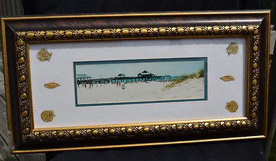 Art Photo Framed Wall Beach Scene Sea Shells Tom Yetter | eBay