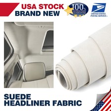 Headliner Fabric with Foam Backing for Car Ceiling Fabric Repair 98"x59" Beige