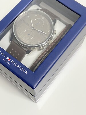 Tommy Hilfiger Herren Uhren-Set, Multi Zifferblatt Quarz, 2770047