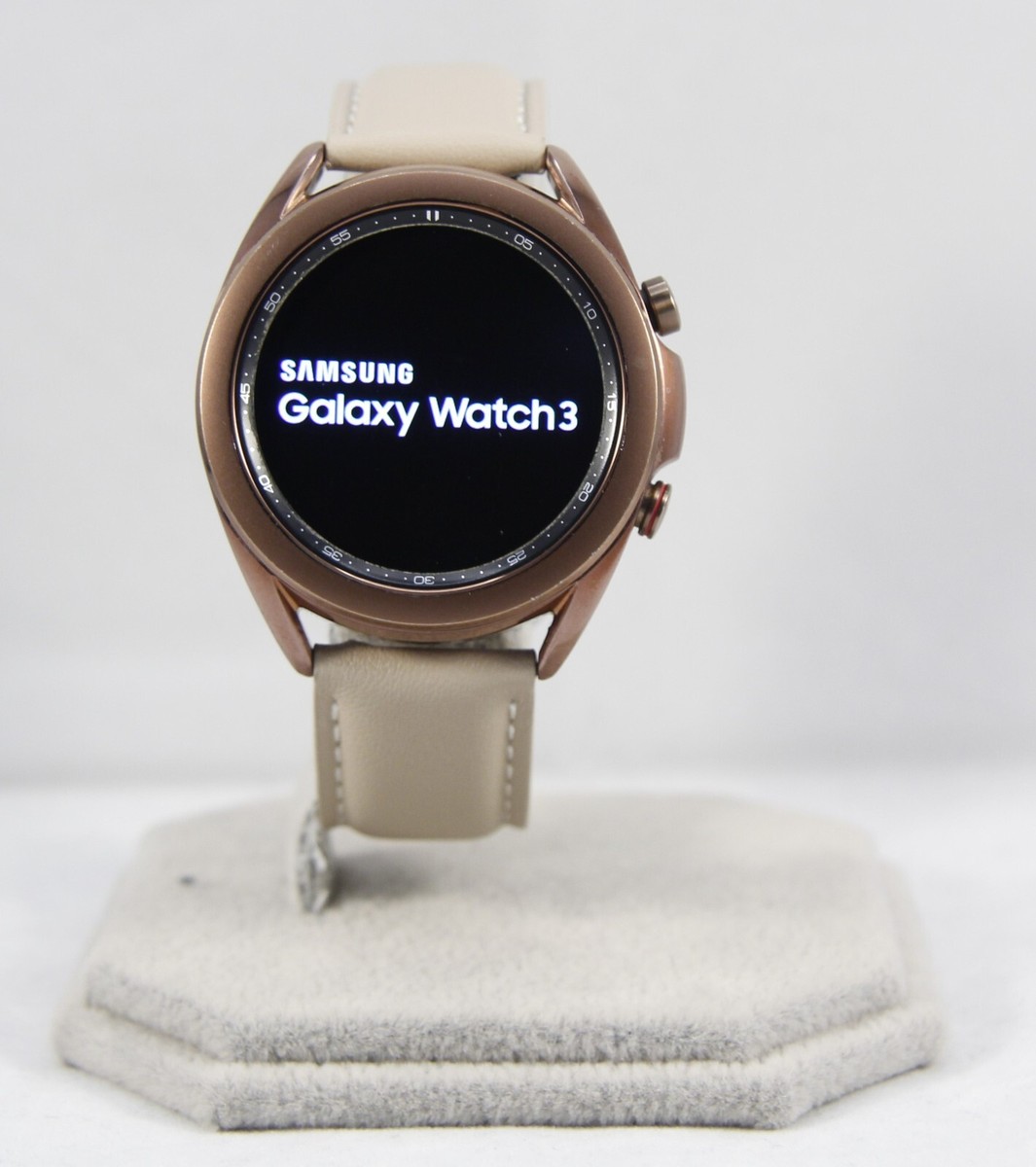 Samsung Galaxy Watch SM-R855F 41mm Stainless Steel Case with Leather Strap