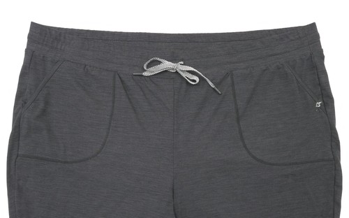 Pantalones de chándal Torrid Happy Camper talla 4 cómodos elásticos gris oscuro jaspeado nuevos sin etiquetas - Imagen 2 de 8