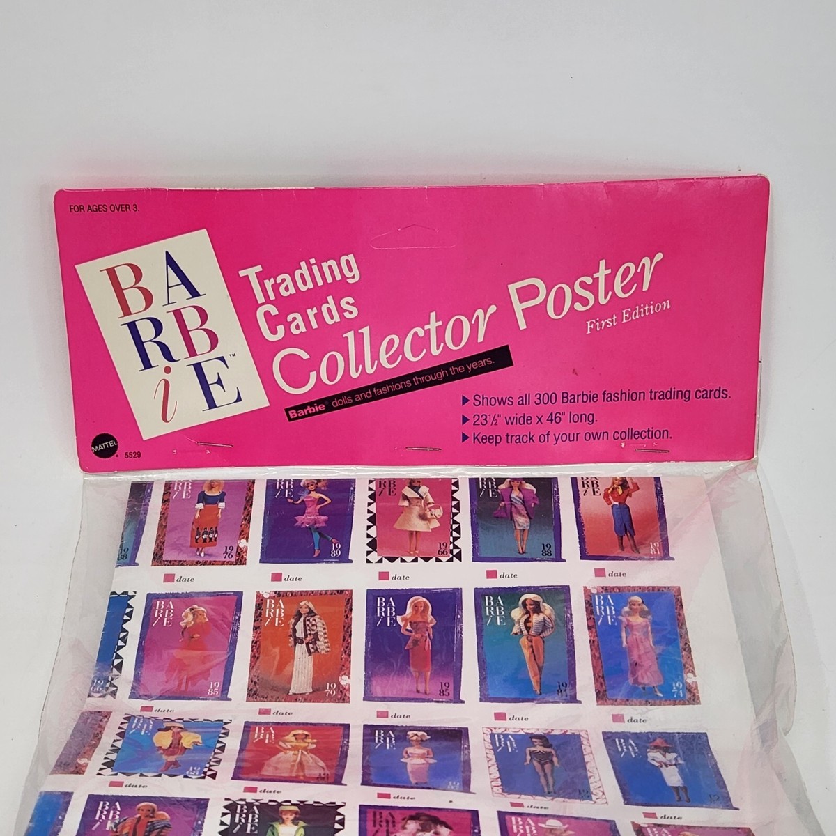 VINTAGE 1990 BARBIE TRADING CARDS DELUXE FIRST EDITION SET #5529 NEW SEALED VINTAGE 1990 BARBIE TRADING CARDS DELUXE FIRST EDITION SET #5529 NEW SEALED