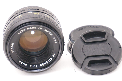 Ricoh XR Rikenon 50mm f/1.7 Standard Lens K Mount From Japan - Picture 2 of 24