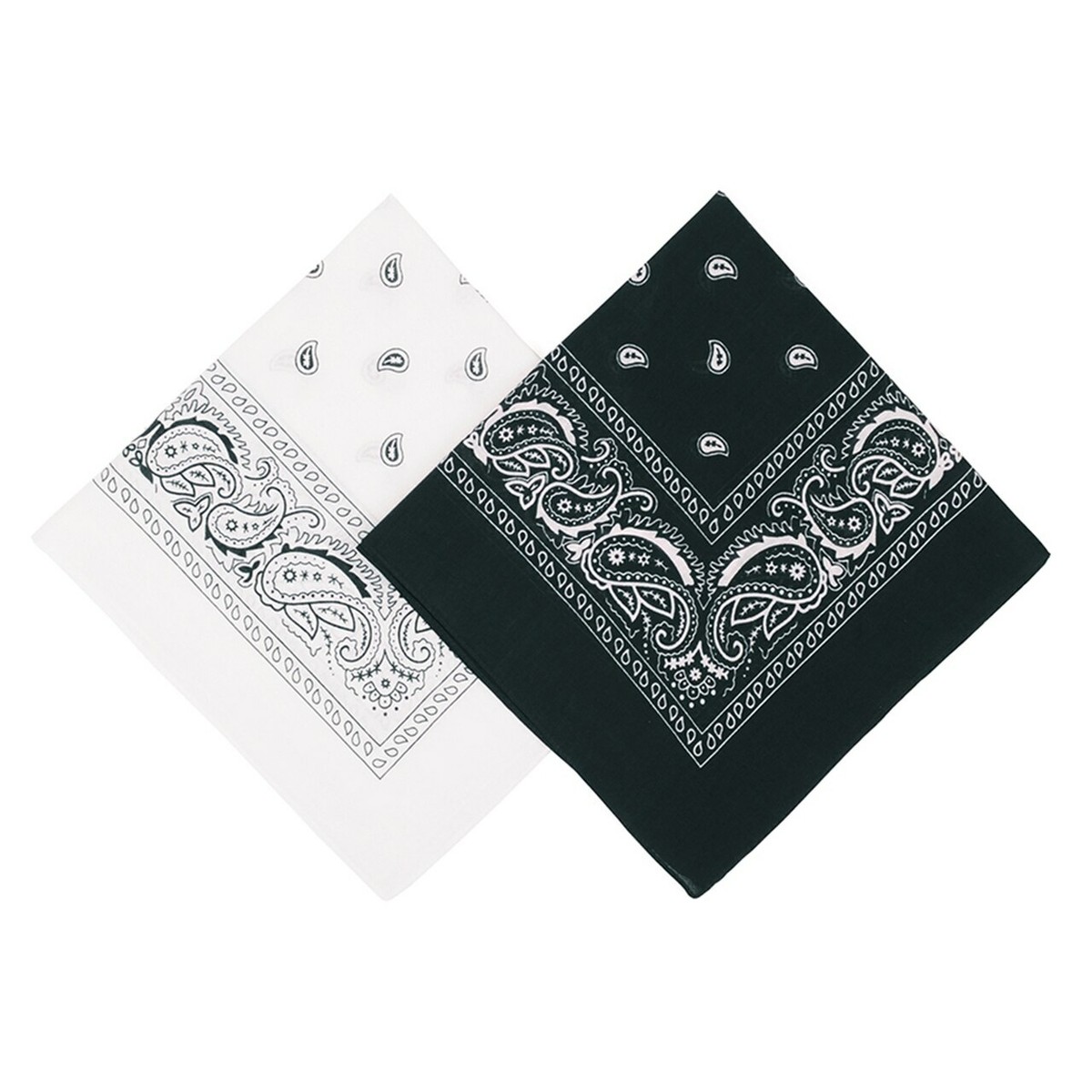 Paisley bandana Swarovski White×Black Amazon.com: AES Wholesale Lot 6 22
