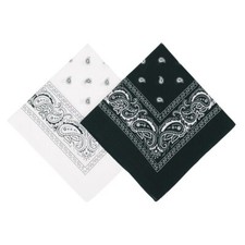 Bandana Black  White Duo Pack