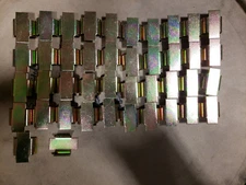 1" Snowmobile Track Clips, Polaris, Ski Doo, Arctic Cat, non guided, 42pc