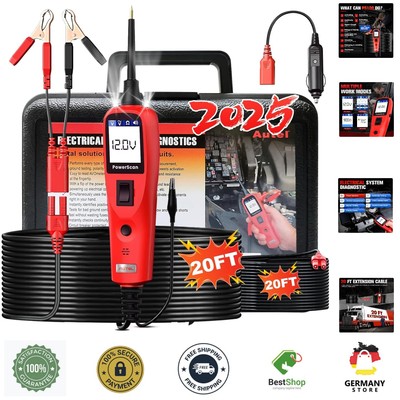 PowerScan PS100 Auto Stromtester   12V/24V Diagnosewerkzeug mit LED-Anzeige