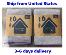 Lot of 2 Norwex Basic Package - 2 EnviroCloth And 2 Window Cloth FREE SHIPPING