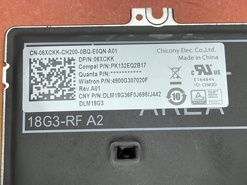 Clavier Fr Azerty Dell Latitude 5400 7400 7410 Séries 06XCKK Français Backlit - 第 3/5 張圖片