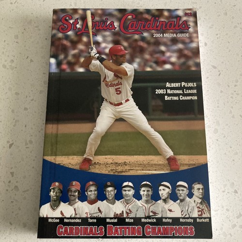 ST. LOUIS CARDINALS MLB Media GuideS 2001 2002 2003 2004 2005 e 2009 Lotto di 6 - Foto 13 di 24