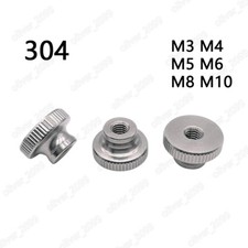 304 Stainless Steel DIN466 Knurled Thumb Nuts With Collar M3 M4 M5 M6 M8 M10