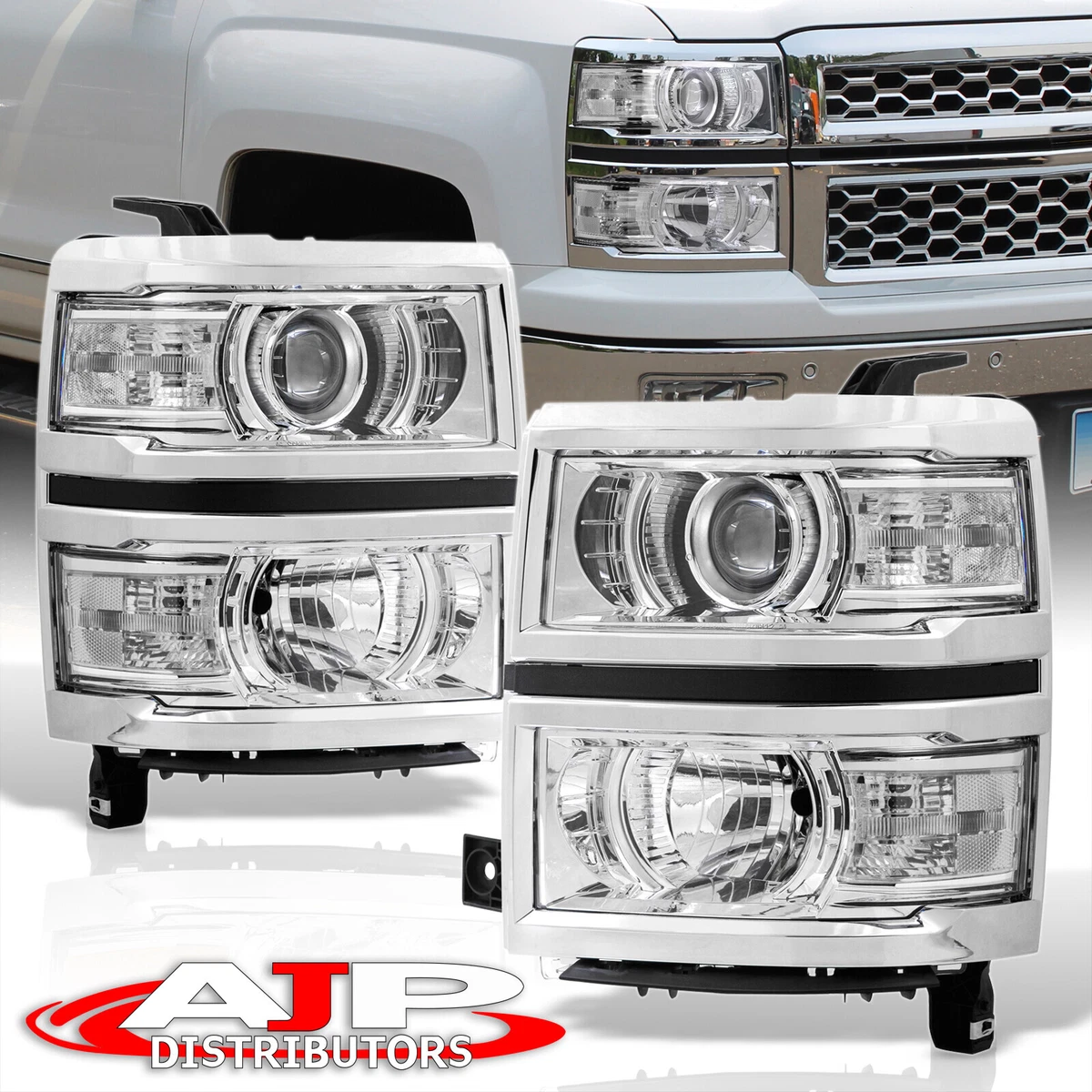2015 silverado projector headlights online