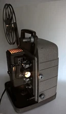 Bell & Howell 254RS 8mm Film Movie Projector + Reel Vintage Mid Century Working