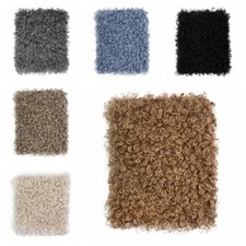 Plush Faux Fur Fabric Solid Fluffy Furry Cloth 15 17 Inch Materials for Sew DIY