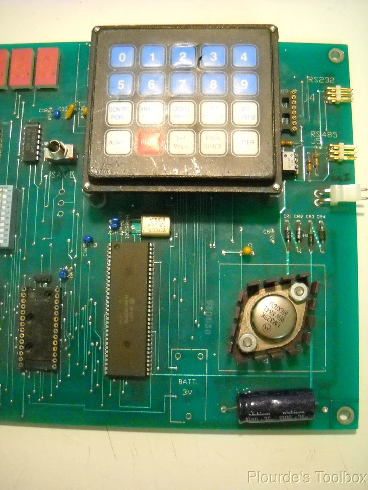 Placa de control del enfriador Danfoss NC25 Rev 1.2 - para piezas Foto 4 de 4