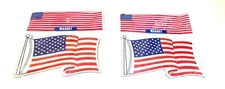 US Flag Magnet Waving Flag Design Set of 2