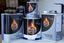 High Teck Dark Blue Pearl Basecoat Paint, Reducer, Clearcoat Gallon Kit FORD DX