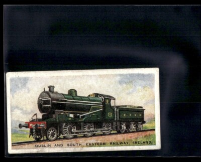 1923 Railway Engines Dublin Railway Trains #24 Printed in England