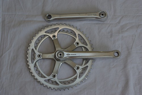 Shimano 105 Golden Arrow crankset. FC S125. 170mm. 52 - 42