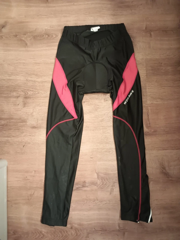 WOSAWE Women's Padded Cycling Outfit Red And Black  - Image 2 of 4