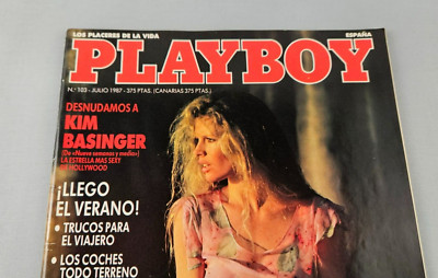 Vintage Playboy Spain July 1987 Kim Basinger | eBay
