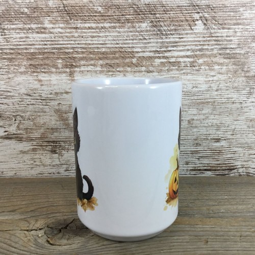Taza de café de cerámica de Halloween Black Cat - Imagen 3 de 4