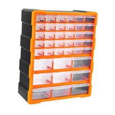 Image of Components Parts Storage Cabinet with Drawers 15x6.3x18.7inch for Workshops