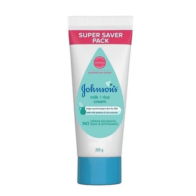 Johnson's Milk + Rice Cream, with Milk extracts and Vitamin E 200gm e845