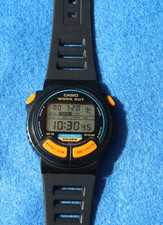 Casio Work Out Watch Rare Vintage Running Man Jog & Walk JC-10 Cal 879 Workout
