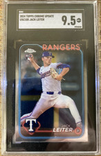 2024 Topps Chrome Update JACK LEITER Card #USC105 SGC 9.5