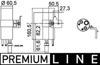 Mahle Trockner Klimaanlage Premium Line AD 290 000P FüR Ford Fiesta 60Mm 6 CB1 5