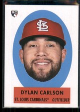 2021 Topps Archives Dylan Carlson 1963 Topps Peel-Off #69PO-5 RC Cardinals