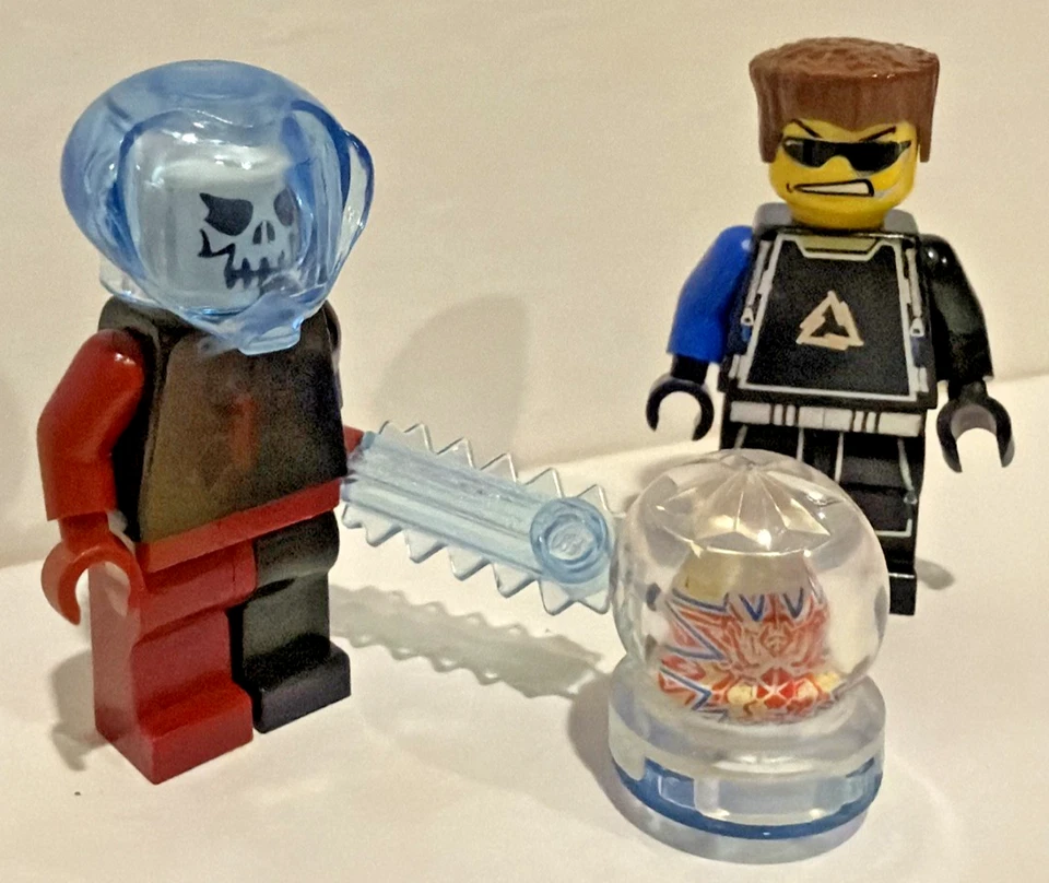 LEGO Alpha Team Minifigures 2 Dash Ogel Minion Mission w/ ORB ALP026 ALP02 - Image 3 of 4