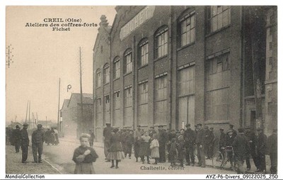 AYZP6-0731-60 - Creil - Ateliers Des Tresor Möbeltresor Fichet