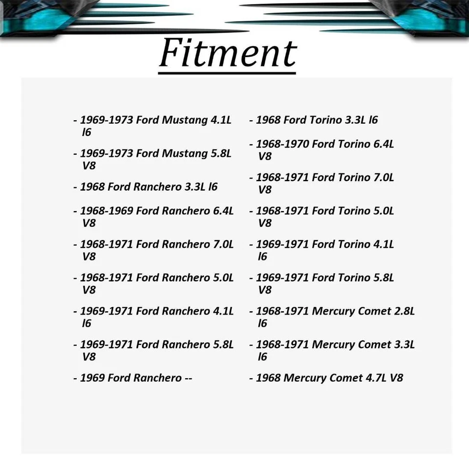 Pinça de freio a disco dianteira esquerda direita para Ford Falcon 1970 1969 1968 - Imagem 3 de 4
