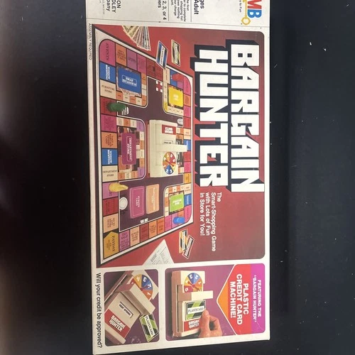Vintage 1981 BARGAIN HUNTER Board Game MILTON BRADLEY 100% Complete