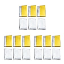 18 Pcs Outdoor Emergency Blanket Camping Blanket Emergency Supplies