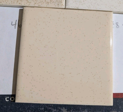 2 pieces 4 1/4'' Ceramic Tile 38 Butternut Brown Speckled  American Olean Tile
