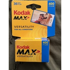 Kodak Max 400 Color 35mm Film 36 Exposures Expired Film