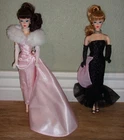 2 Repro Vintage Barbies Enchanted Evening & Solo In The Spotlight Ponytail Lot