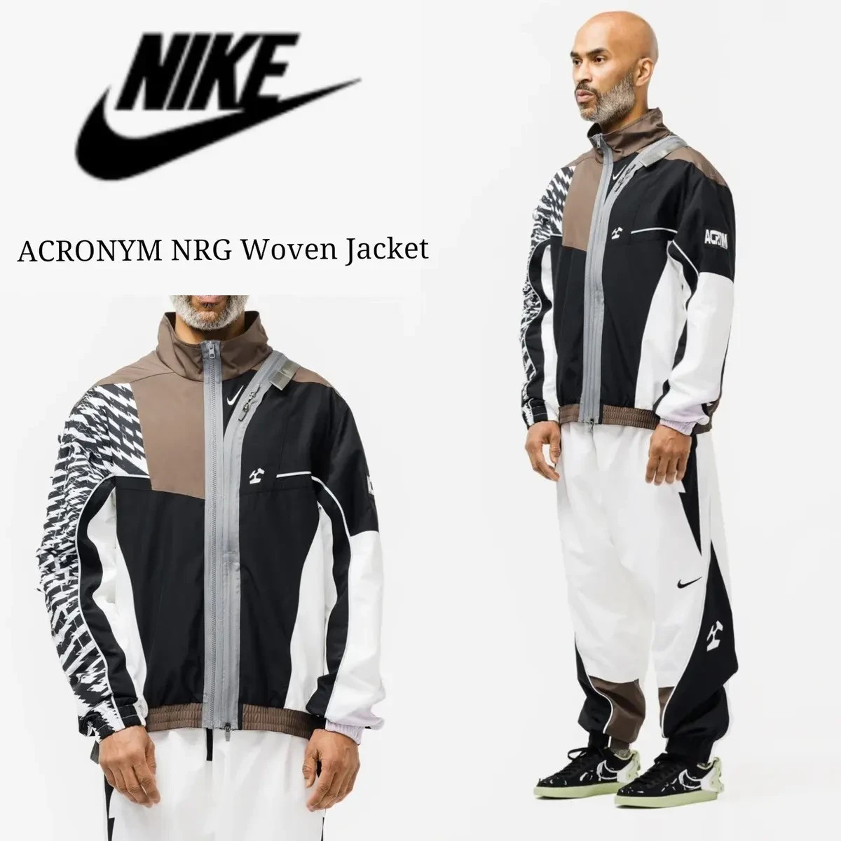 ジャケット・アウター Nike x ACRONYM WOVEN JACKET pants Multi NWT Nike x Acronym Woven Jacket Errolson Hugh | eBay