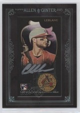 2023 Topps Allen & Ginter X Framed Mini Black Frame /25 Charles Leblanc Auto et6